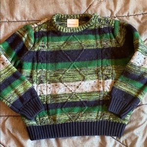 Hanna Andersson Boys Green Sweater Size 4